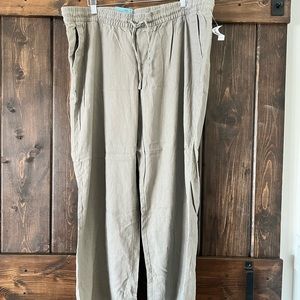 Old navy wide leg linen pant
